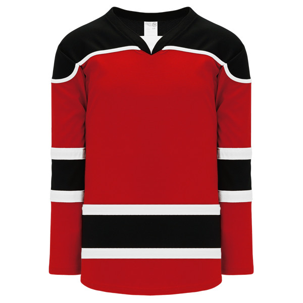 plain red hockey jersey